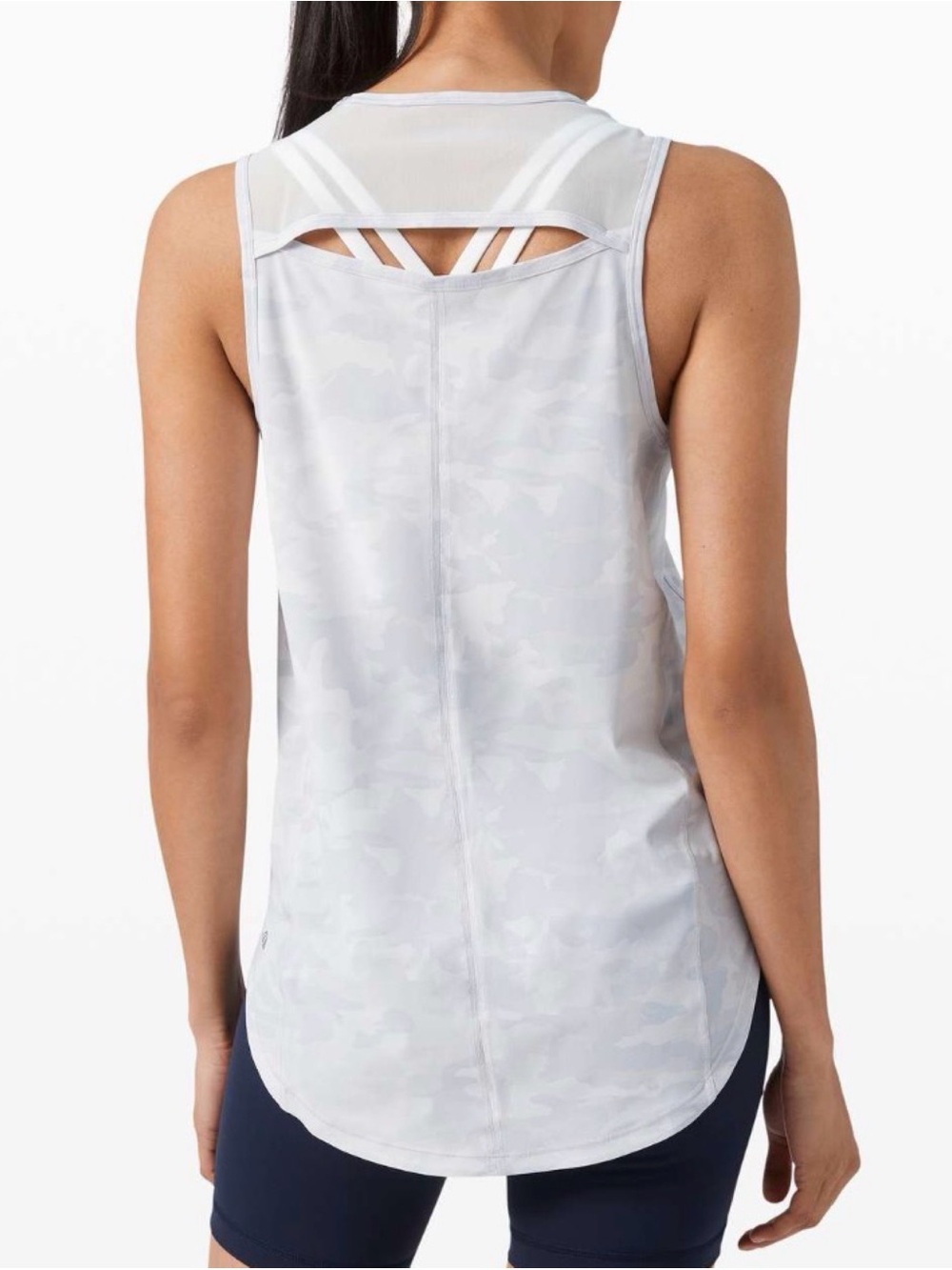 Lululemon Sculpt Tank Incognito Camo Alpine White Mult 6